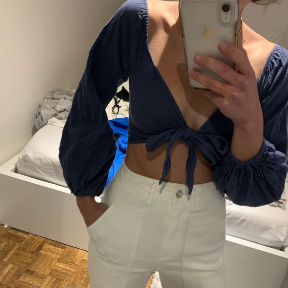 Cropped blouse - Picture 2 of 4